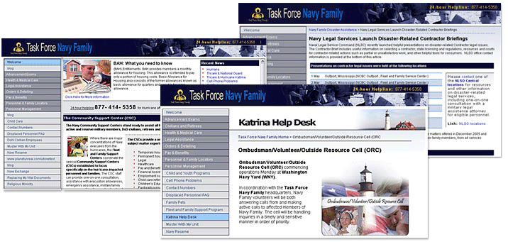 Task Force Navy Family Web Task Force Navy Family Web Screenshot